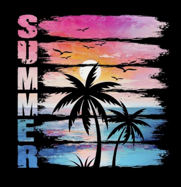 Summer - Panelbild Summer 70cm - BIO Jersey