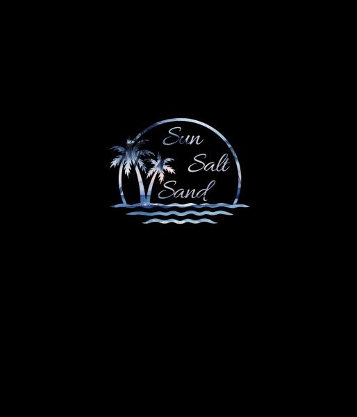 Summer - Panelbild Sun Salt Sand blau rund 70cm - BIO Jersey