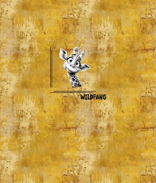 Wildfang - Panelbild Giraffe 70cm - BIO Jersey