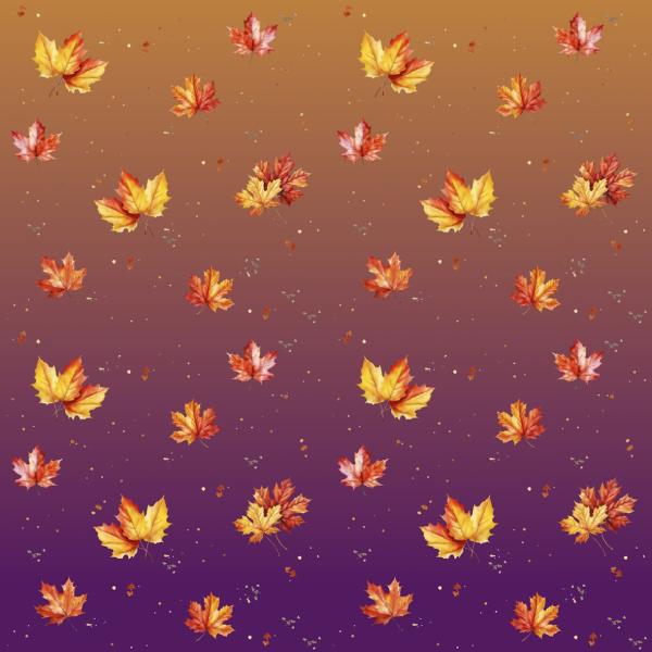 HalloAutumn Blätter – überbreiter BIO French Terry