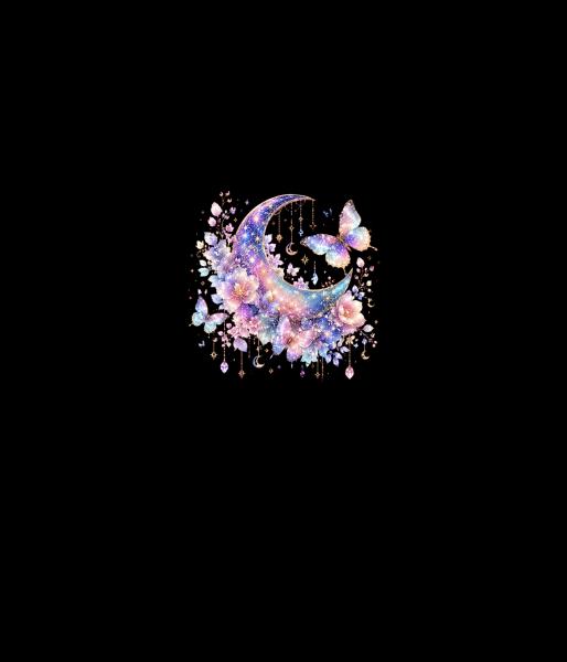 Print - Panelbild Mond 70cm - BIO French Terry