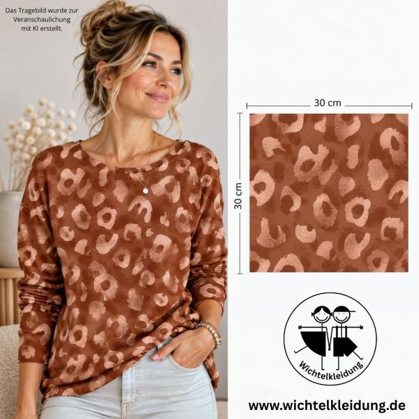 Leo terracotta BIO French Terry