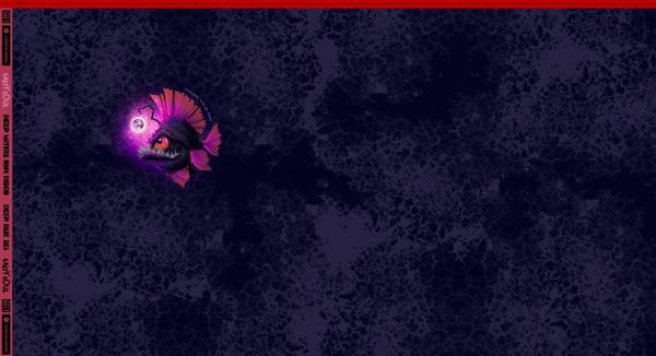 Panel Anglerfisch - Deep Water by Thorsten Berger - French Terry, Swafing