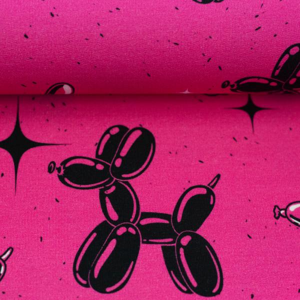 VORBESTELLUNG - Allover Shit Happens pink by Thorsten Berger - French Terry, Swafing