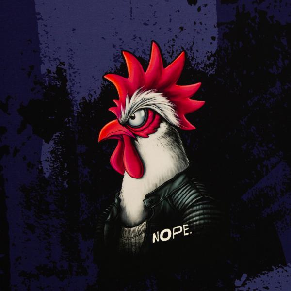 Panel Nope - Chickeria by Thorsten Berger - French Terry, Swafing