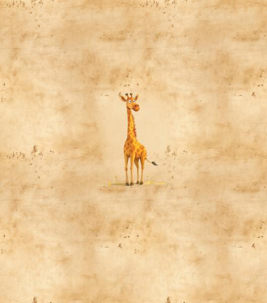 Schrullige Safari - Giraffe - BIO French Terry
