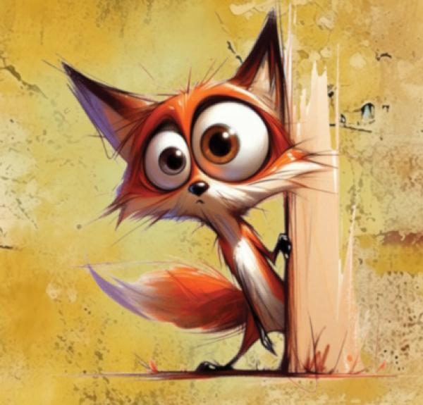 Guck Guck Fuchs Panel – BIO French Terry