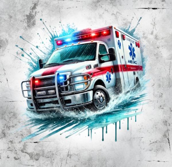 Citylife - Krankenwagen grau - BIO Jersey