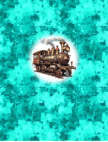 Steampunk - Eisenbahn 70cm - BIO Jersey