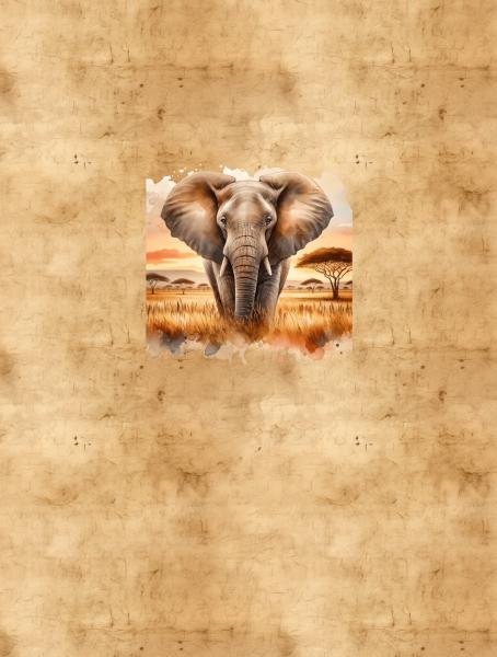 Savanne - Elefant 70cm - BIO Jersey