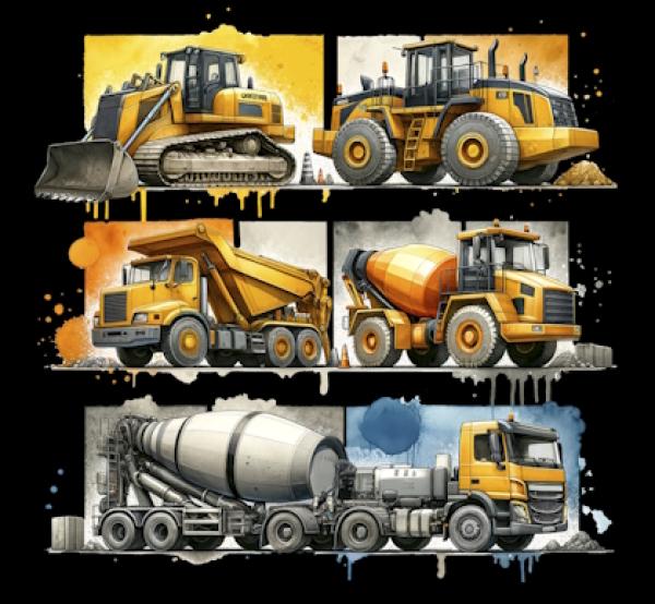 Print - Baustelle 70cm - BIO French Terry