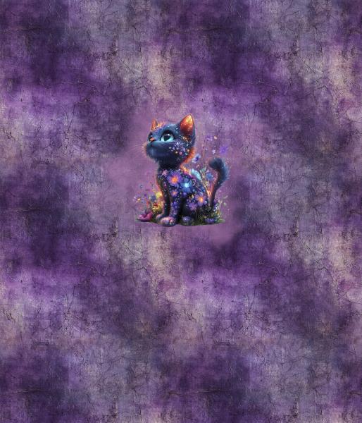 Midnight Garden - Katze 70cm - BIO French Terry