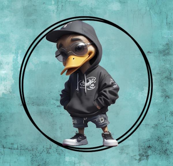 Streetwear - Ente 70cm - BIO French Terry