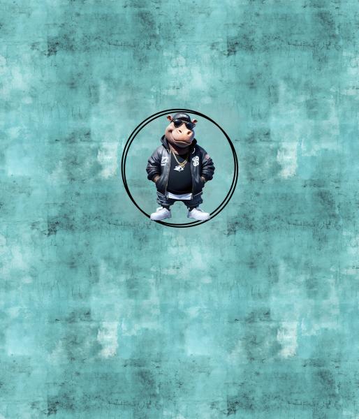 Streetwear - Nilpferd 70cm - BIO French Terry