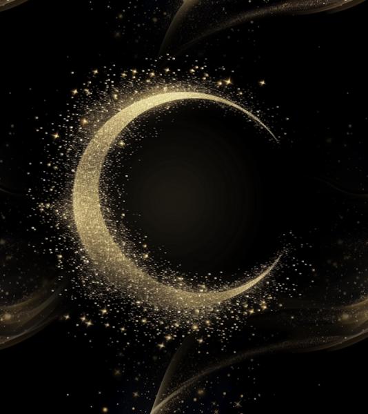 Fairytale - Mond 70cm - BIO French Terry