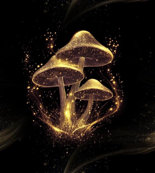 Fairytale - Pilze 70cm - BIO French Terry