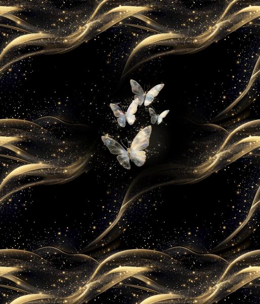 Fairytale - Schmetterlinge 70cm - BIO French Terry