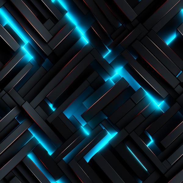 Allover - 3D Streifen blau - Überbreite BIO French Terry