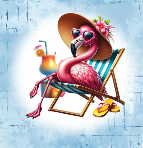 Summertime - Flamingo - BIO Jersey