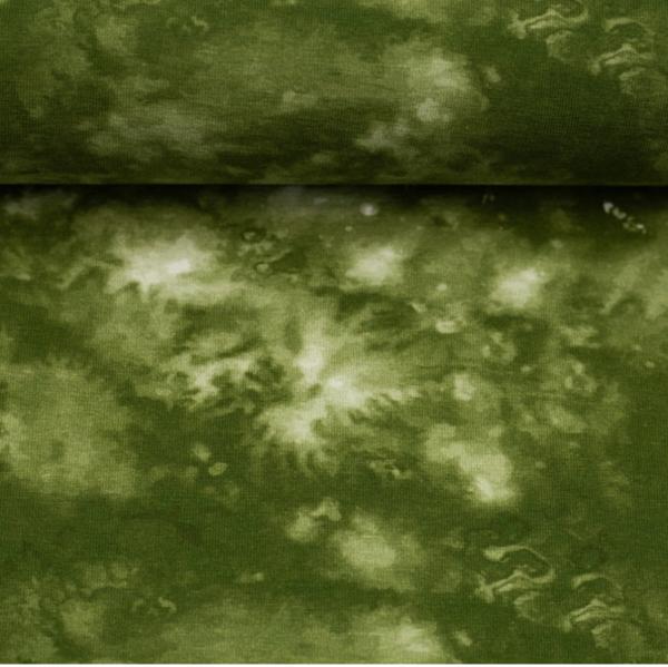 Batik khaki hell - Jersey, Swafing