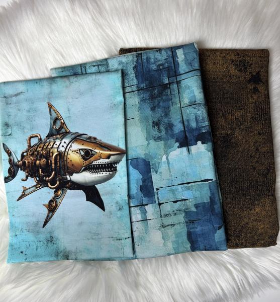 Stoffpaket - Steampunk Hai